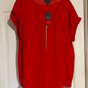 Women's Bold Elements Red Top XXL